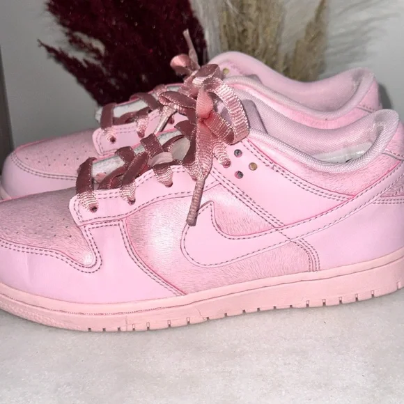 Nike Girls Preschool Dunk Low PS Prism Pink size 2.5Y - Picture 5 of 8